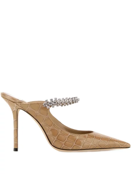 Papuci tip mules Jimmy Choo cu imagine