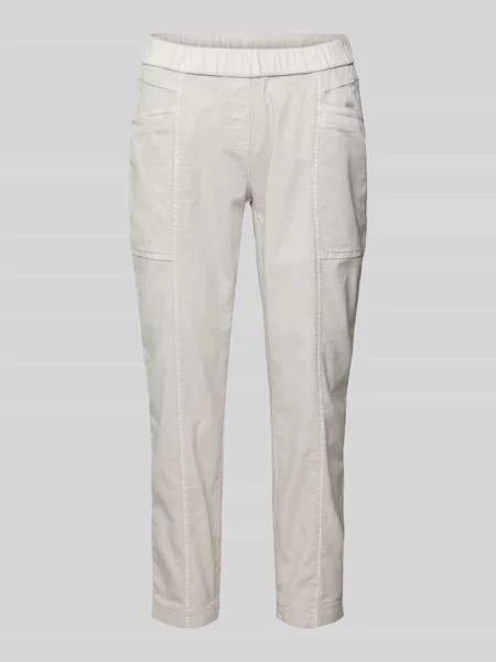 Spodnie sportowe o skróconym kroju slim fit model ‘Sue’ Toni