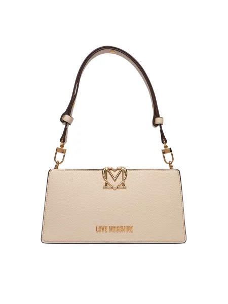 LOVE MOSCHINO Torbica Écru bež