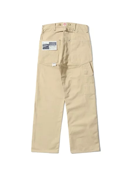 Pantaloni Sugar Cane Jeans cu model herringbone
