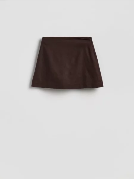 Юбка-шорты Reserved коричневая