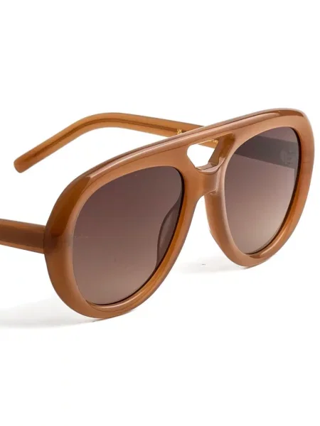 Ochelari de soare aviator Kaleos maro