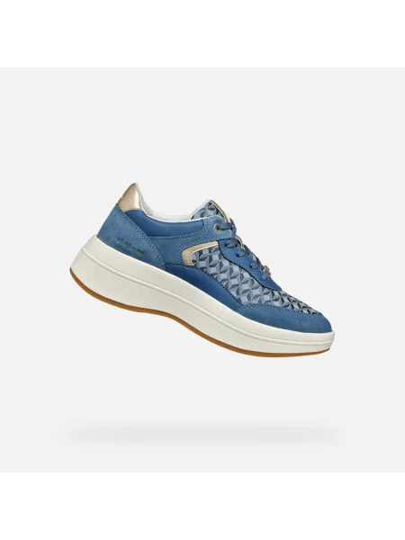 Sneakerși Geox albastru