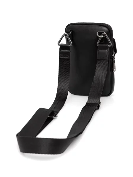 Crossbody taška Guess s autogramem černá