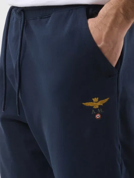 Спортивные штаны Aeronautica Militare синие