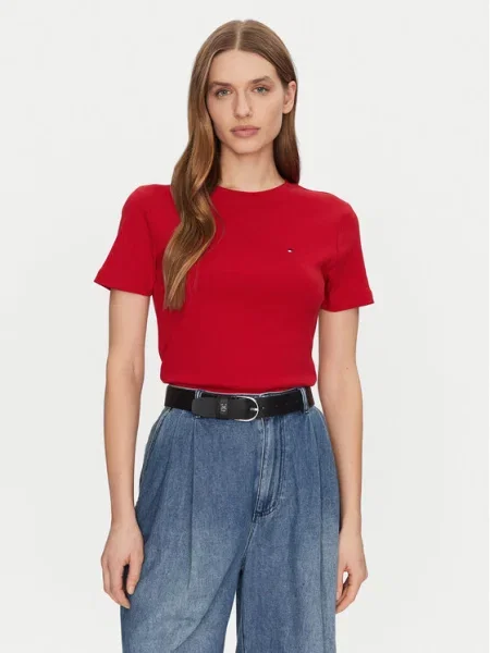 Тениска Tommy Hilfiger бяло