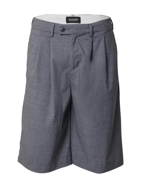 JACK & JONES Hlače s naborima JPSTBILL' siva