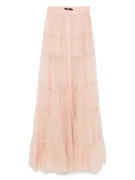 Jedwabna maksi spódnica maxi .amen. różowa