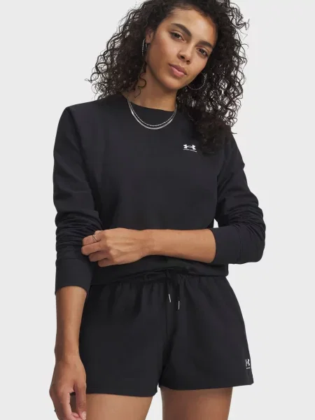 Махровий лонгслів Under Armour чорний