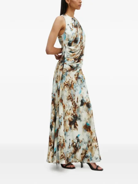 Rochie maxi Gestuz fără mâneci drapată de costum