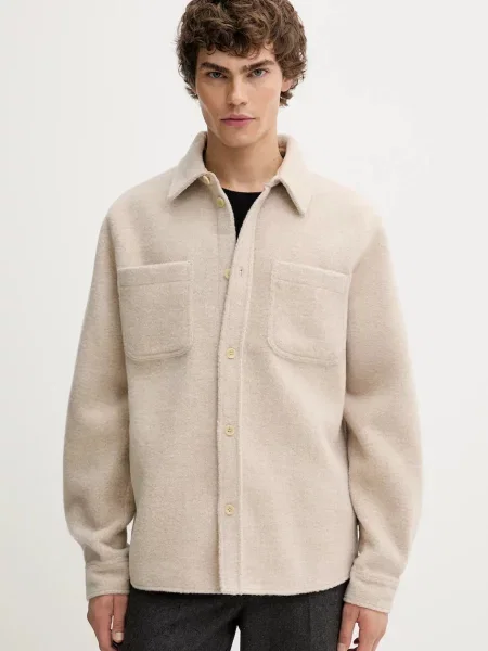 Въленена риза-яке Les Deux Lennon преходен модел бежово