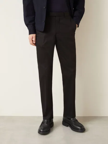 Zegna Chino Kalhoty Regular Fit černá
