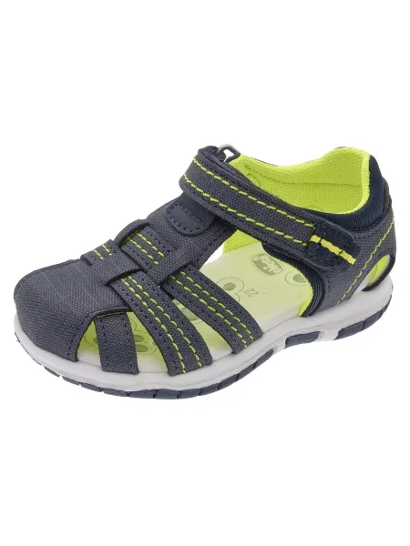 Chicco Pantofi deschiși Fantastic închis / verde neon gri