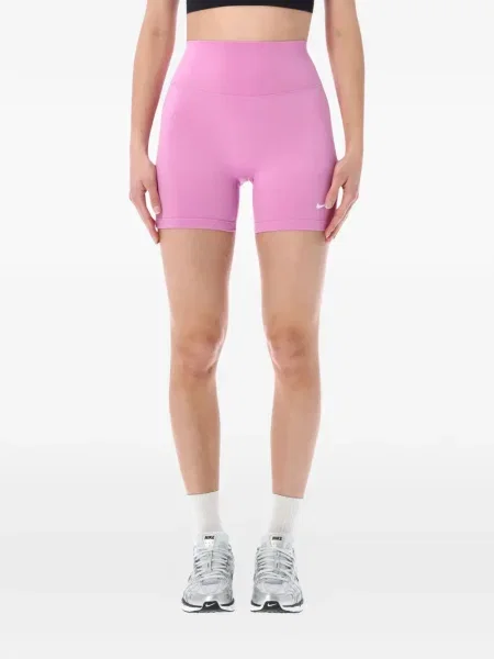 Hanorac cu glugă Nike cu decolteu rotund cu autograf de jumătate de fermoar roz