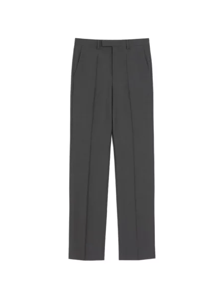 Pantaloni Valentino Garavani de lână gri