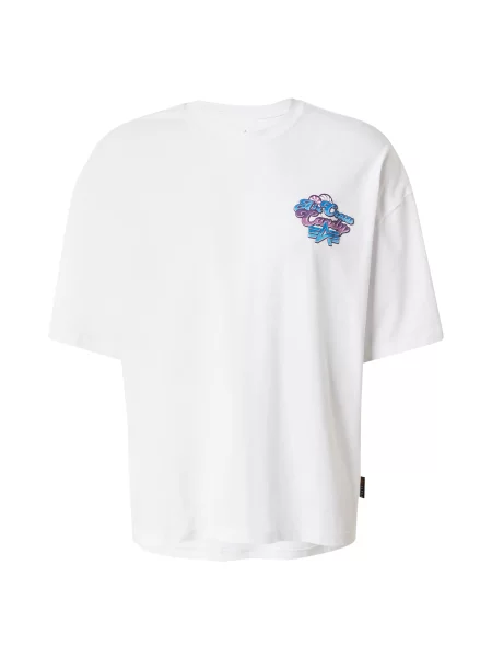 ALPHA INDUSTRIES Tricou Candy azur / lila / roz eozină alb