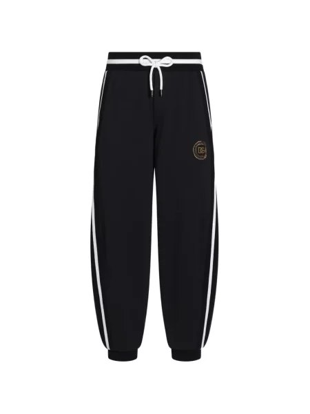 Pantaloni de jogging Dolce & Gabbana din fleece alergare albastru