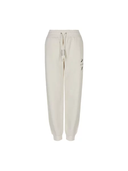 Spodnie dresowe Armani Exchange z logo białe