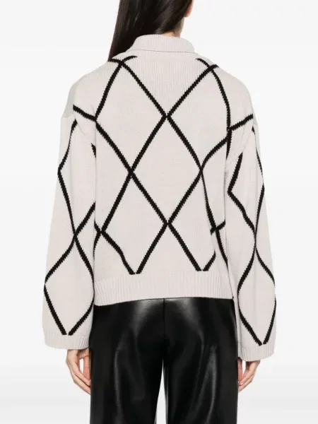 Pulover Allude cu model argyle