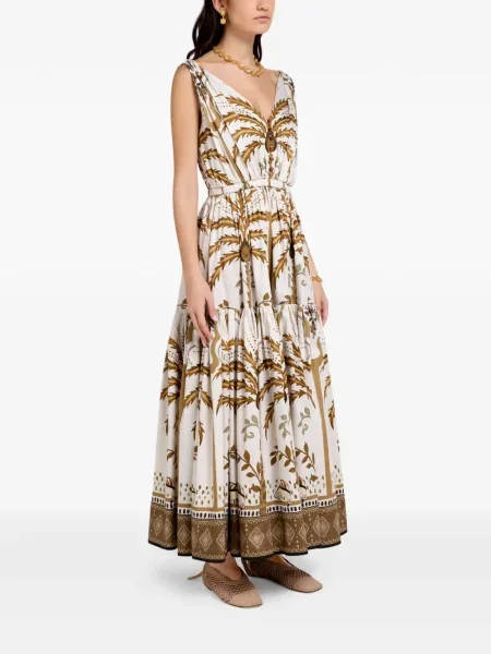 Maxi rochie maxi Vasiliki fără mâneci de costum
