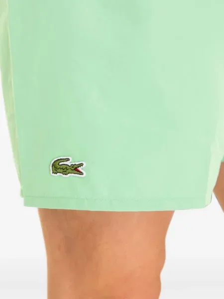 Slip de baie Lacoste cu autograf cu cordon verde