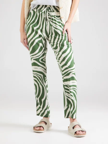 Hailys Pantaloni crem verde