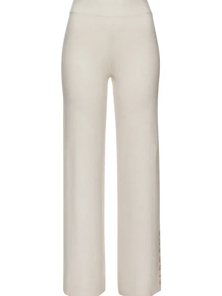 Elbsand Pantaloni maro deschis / murdar alb