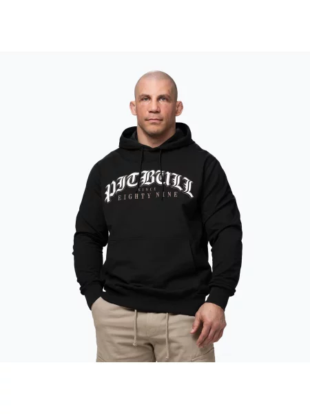 Мъжки суитшърт Pitbull Tatto Hooded black черно