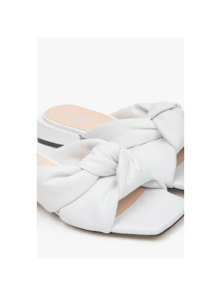 Шлепанцы Evaluna белые