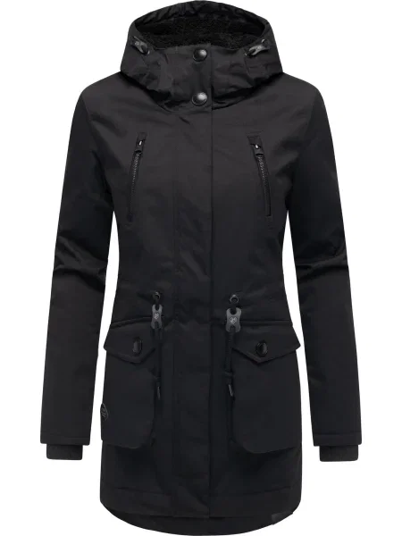 Ragwear Palton de iarnă Ellsa' negru