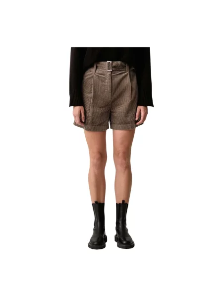 Marc O'polo Szorty Z Sztruksu beige brązowe