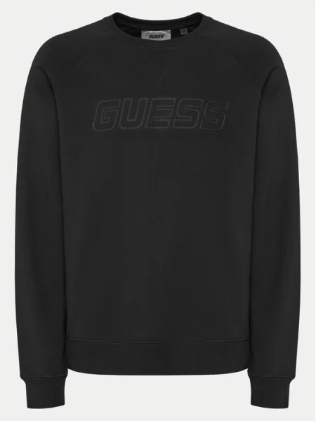 Guess bluza ALDWIN z nadrukiem czarny