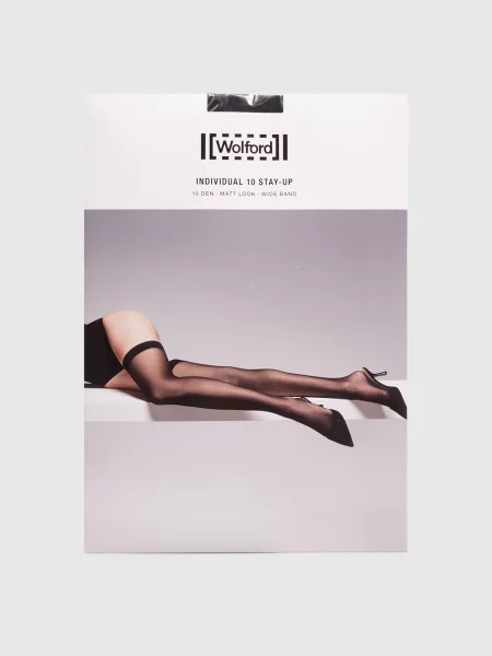 Панчохи INDIVIDUAL 10 den Wolford чорні