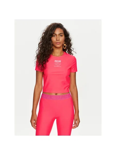 Versace Jeans Couture Футболка Slim Fit рожевий