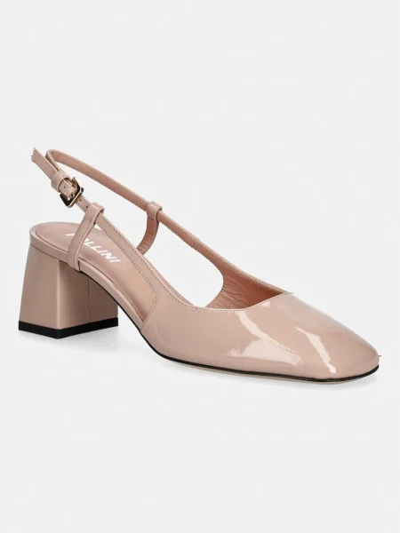 Usnjeni salonarji Pollini bež