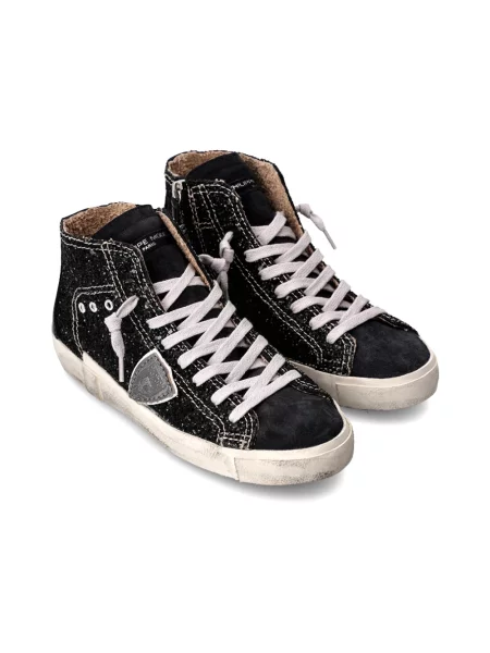 Buty do tenisa Philippe Model zamszowe do tenisa czarne