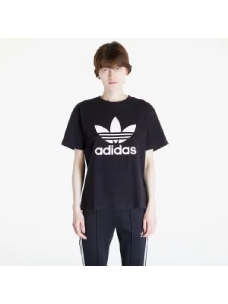 Тениска adidas Originals Trefoil Tee черно