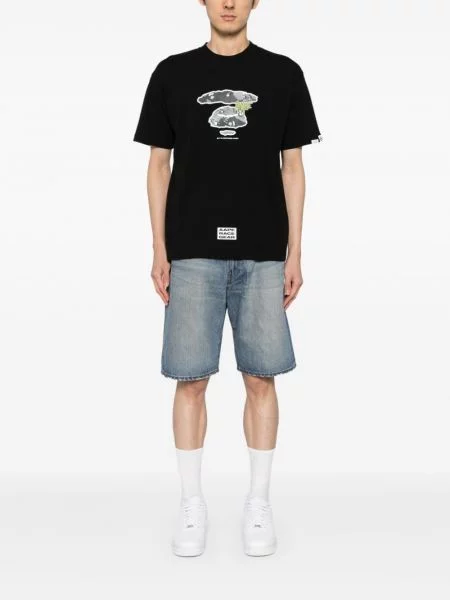 Marškinėliai Aape By *a Bathing Ape® juoda