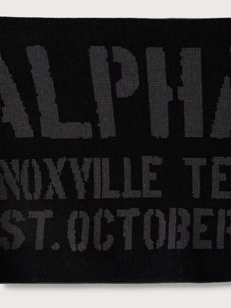 Alpha Industries szalik Banner czarna