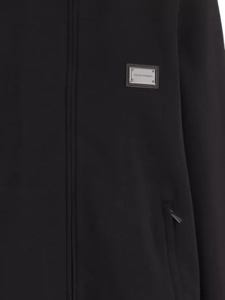 Pulover Emporio Armani cu autograf negru