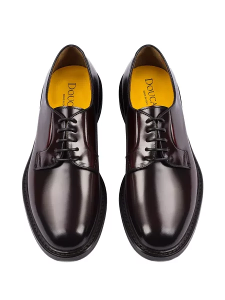 Pantofi derby Doucal's din piele maro