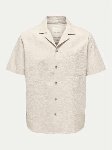 Only & Sons Риза Eye Resort бежов