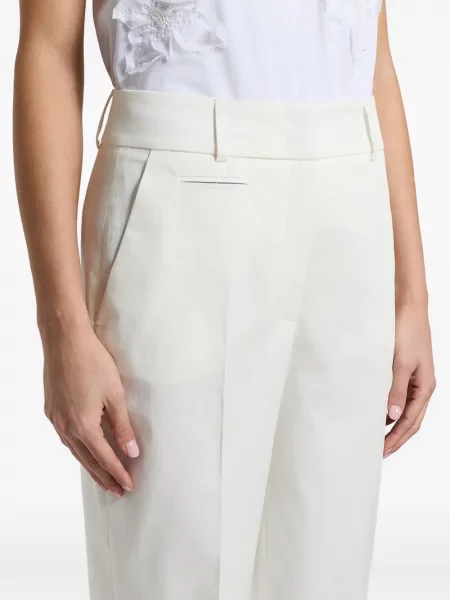 Pantaloni Peserico alb