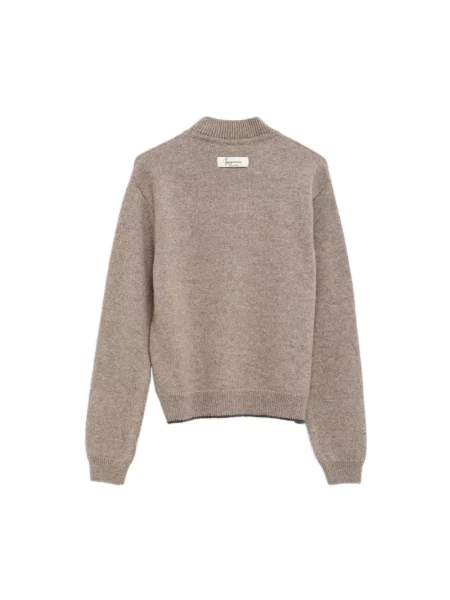Sweter Jacquemus beżowy