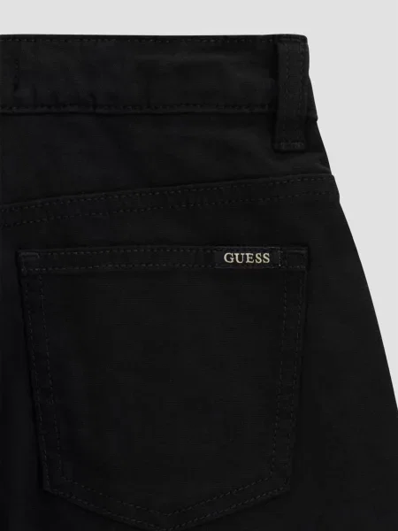 Детские широкие джинсы Guess черные