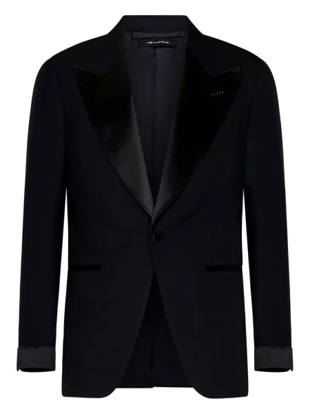 Costum Tom Ford de lână de costum albastru