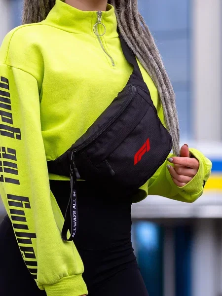 Поясная сумка Without черная