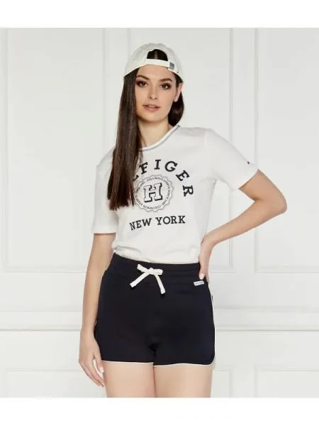 Tommy Hilfiger Póló REG VARSITY | Comfort fit fehér