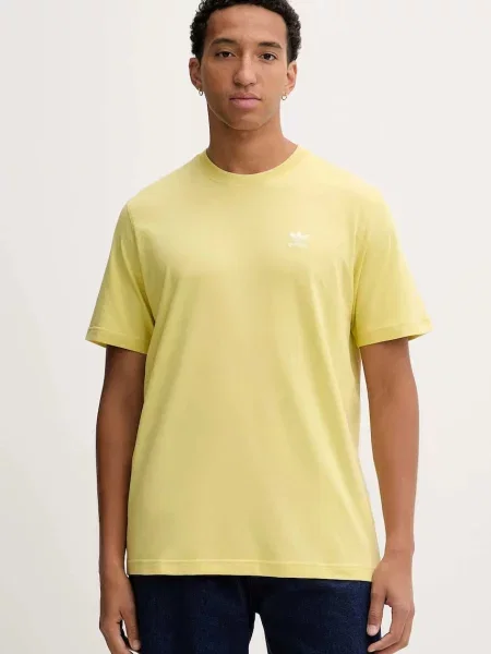 ADIDAS ORIGINALS Tričko ESSENTIAL LOOSE SHORT SLEEVES svetložltá žltá