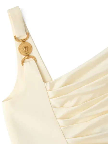 Rochie mini Versace din satin drapată